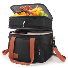 17L Expandable Insulated Lunch Box Bag for Women/Men, Leak-Proof & Freezer-Safe