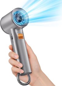 Portable Handheld Turbo Fan for Outdoor - 5000mah Mini Handheld Personal Pocket Fan for Powerful Airflow Wind - 20hrs (Color: color_name)
